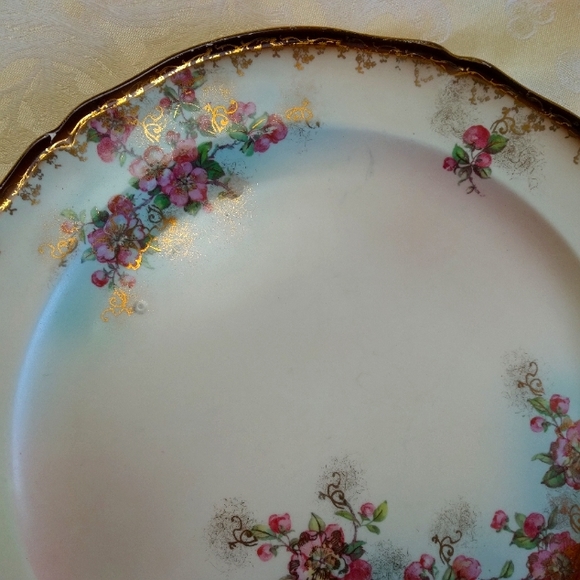 Vintage 12" Lecot Hand Painted China Serving Plate - Picture 3 of 12